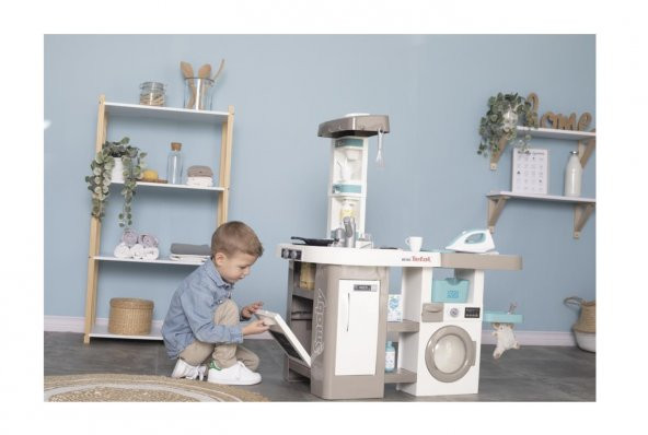 Smoby Tefal Stüdyo Çamaşır Makineli Mutfak Seti 311050 - Resim 7