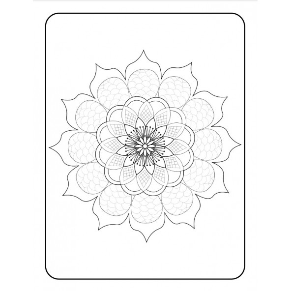 Çocuklar İçin Mandala Kitap Seti (200 Seçilmiş Mandala) - Resim 7