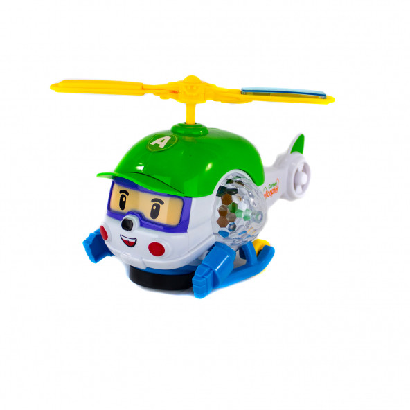 Oyuncak Helikopter Sevimli Helikopter Işıklı Sesli 22 Cm - Resim 2