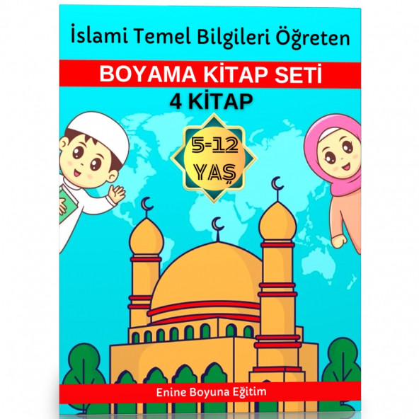 İslami Boyama Kitap Seti (4 Kitap) ürün görseli 1