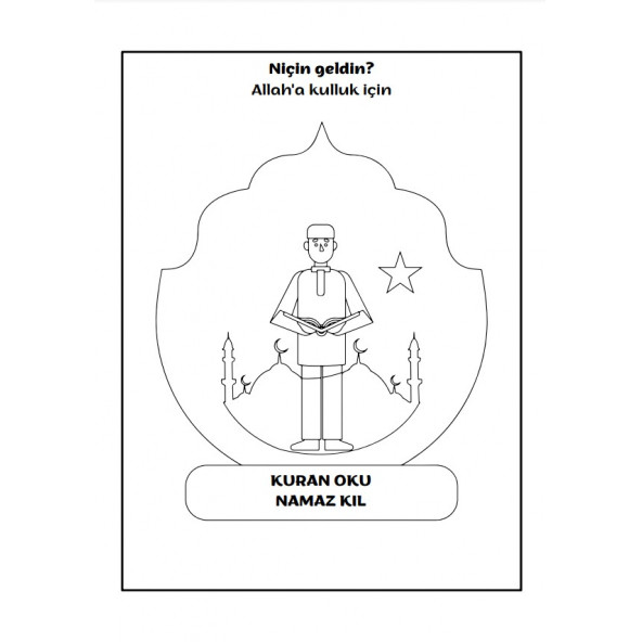 İslami Boyama Kitap Seti (4 Kitap) - Resim 4