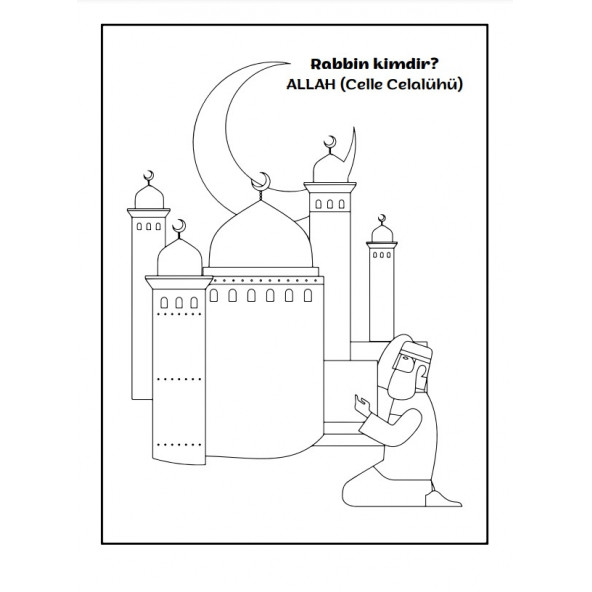 İslami Boyama Kitap Seti (4 Kitap) - Resim 5