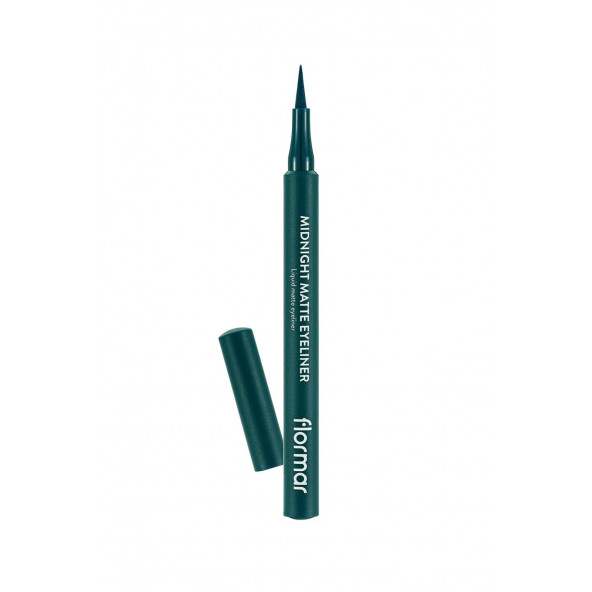 Mat Likit KalemFLORMAR  Eyeliner (YEŞİL) - Resim 2