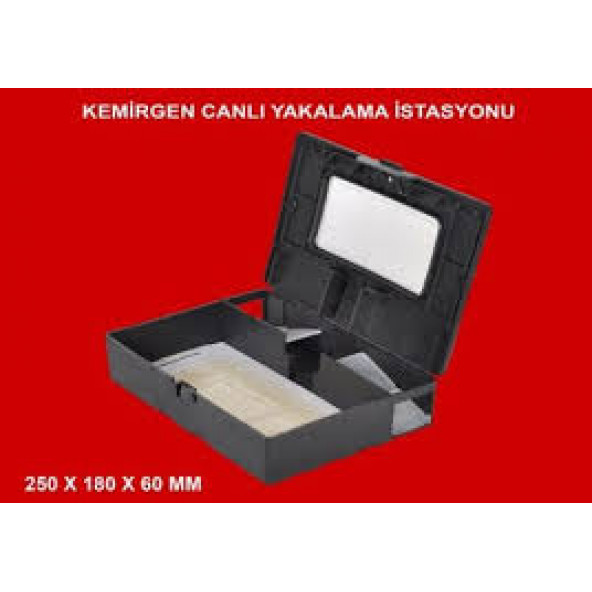 5Adet Canlı Fare Kemirgen Yakalama İstasyonu kapanı Yapışkan Dahil Plastik Kırılmaz ürün görseli 1