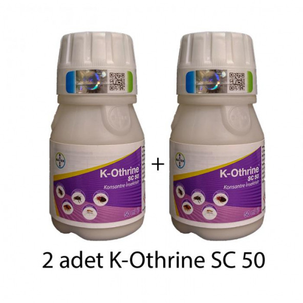 2ADET Bayer ENVU K-othrine Sc50 50ml Küçük Boy Haşere Sinek Böcek İlacı Kokusuz ürün görseli 1