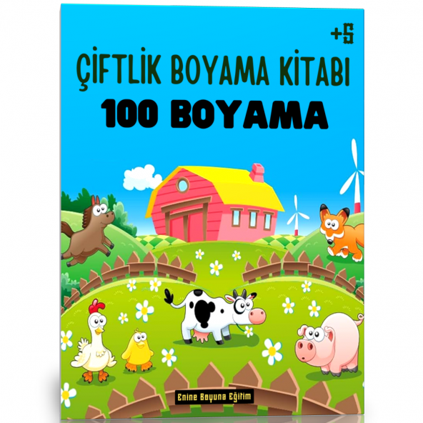 Çiftlik Boyama Kitabı (100 TAM Sayfa Boyama) ürün görseli 1
