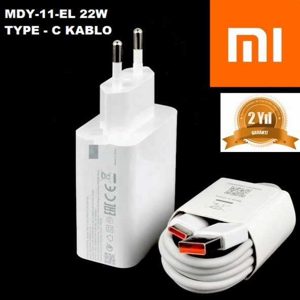 Orjinal Xiaomi Mi 11 Ultra Type-C Turbo Data Kablo ve MDY11EF Hızlı Şarj cihazı MDY11EFS00195 ürün görseli 1