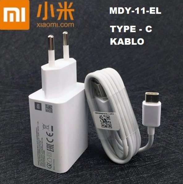 Orjinal Xiaomi Mi 10T Type-C Turbo Data Kablo ve MDY11EF Hızlı Şarj cihazı MDY11EFS00488 ürün görseli 1