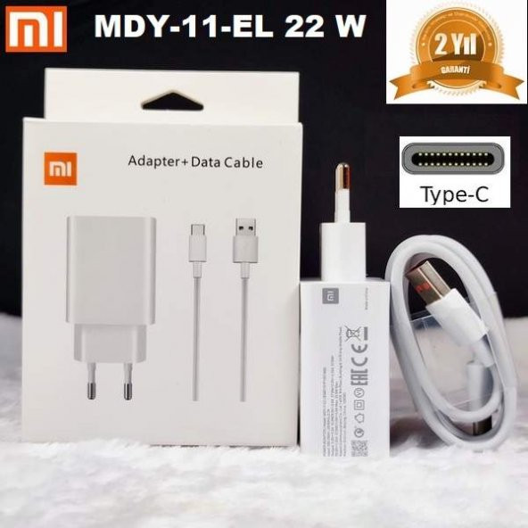 Orjinal Xiaomi Mi 11 Pro Type-C Turbo Data Kablo ve MDY11EF Hızlı Şarj cihazı MDY11EFS00914 ürün görseli 1