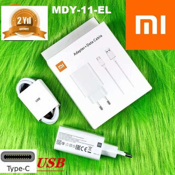 Orjinal Xiaomi Redmi Note 10S Type-C Turbo Data Kablo ve MDY11EF Hızlı Şarj cihazı MDY11EFS01069 ürün görseli 1