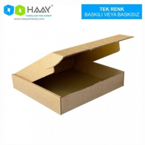 HAAY AMBALAJ 30x22x5,5 Cm Çift Oluklu Kraft Kutu 25 ADET ürün görseli 1