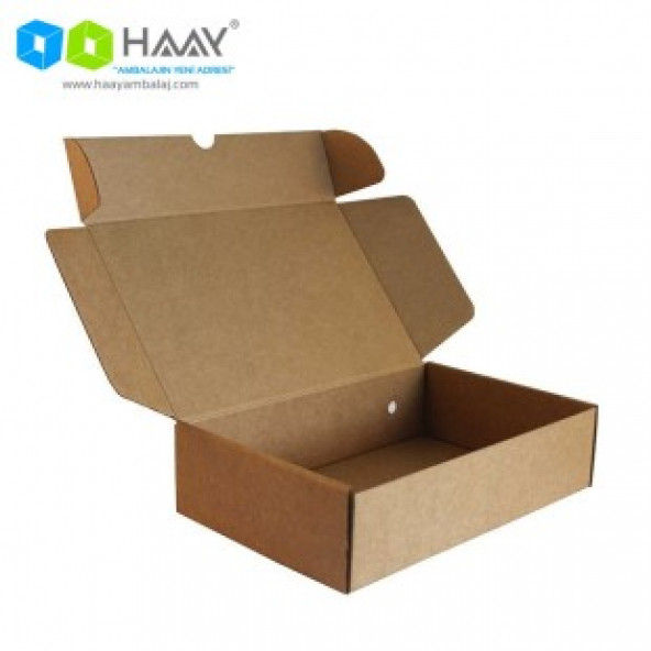 HAAY AMBALAJ 28x18x7 Cm Kapaklı Kilitli Kutu 25 ADET ürün görseli 1