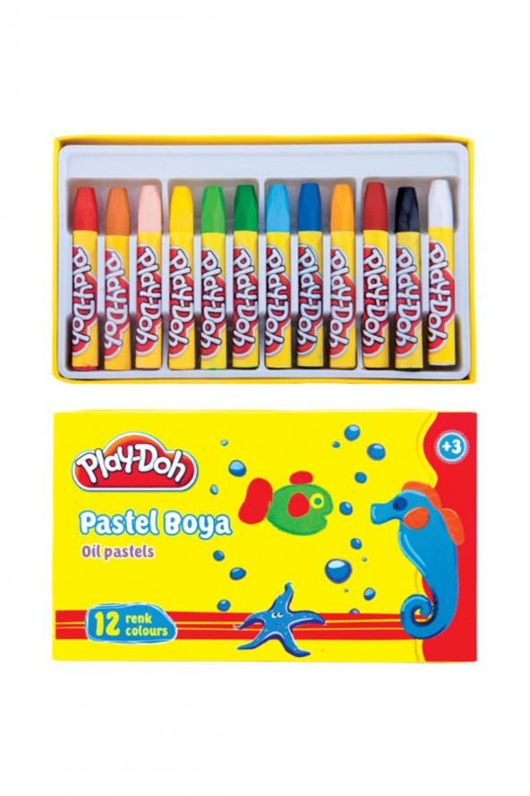 oil yağlı pastel boya 12 renk 11mm ürün görseli 1