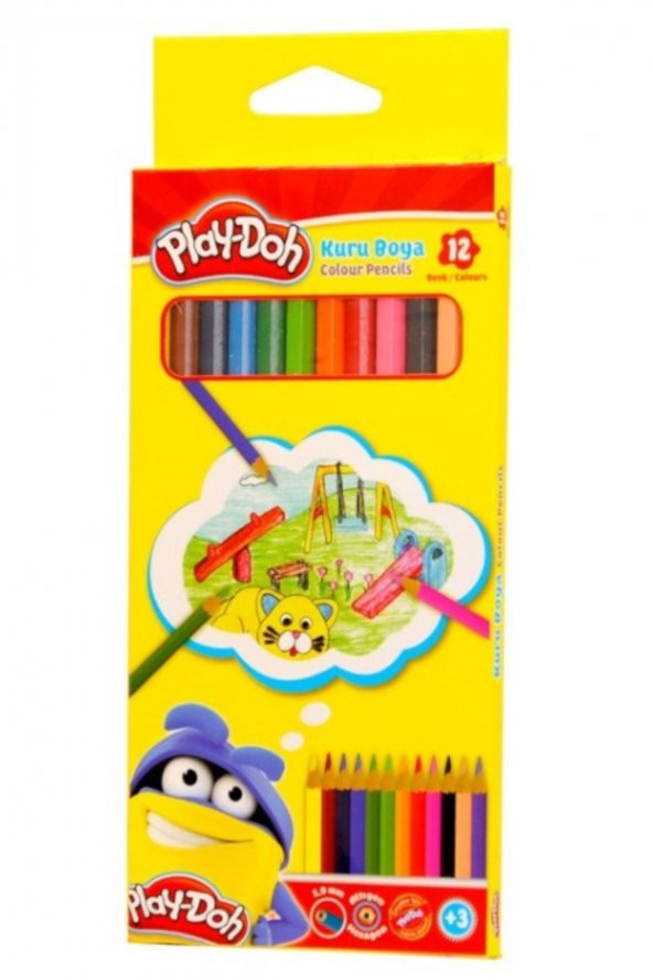 kuru boya 12 renk uzun tam boy ürün görseli 1