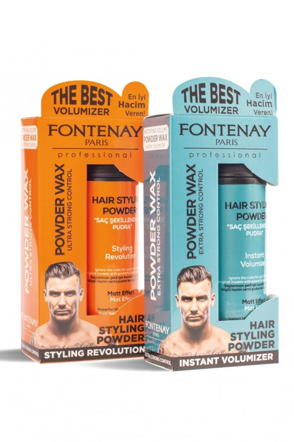 Fontenay Saç Şekillendirici Pudra Toz Wax Mat Effect Ve Ultra Strong 20gr + Profesyonel Saç Fırçası 1016 3lü Set ürün görseli 1