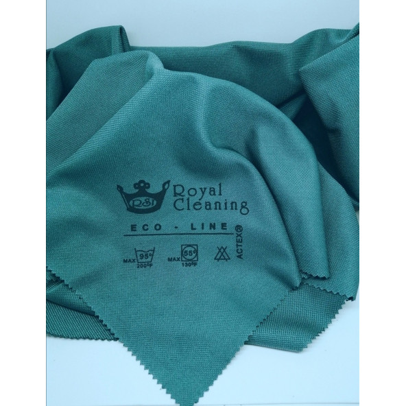 Ultra Mikrofiber Temizlik. Royal Cleaning Cam Ve Araba Bezi (YEŞİL) 58x65 Cm ürün görseli 1