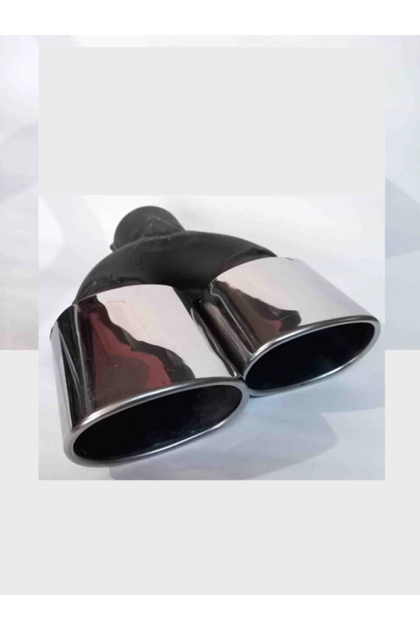 90 Mm Oval Kesik Sağ Egzoz Ucu ürün görseli 1
