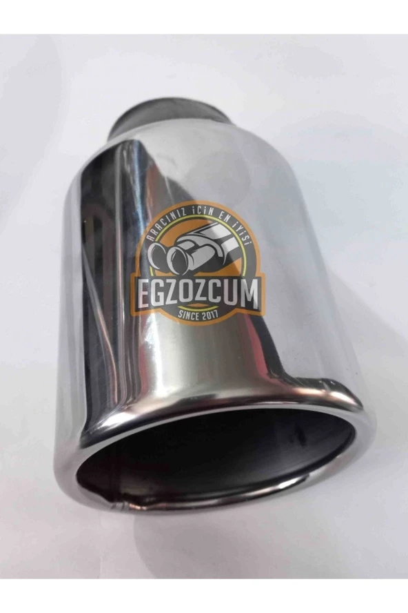 90 Mm Yuvarlak Krom Egzoz Ucu Eksoz ürün görseli 1