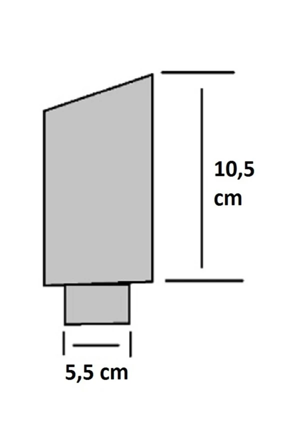 60 Mm. Nikelaj Önü Kesik Egzoz Ucu Eksoz ürün görseli 1