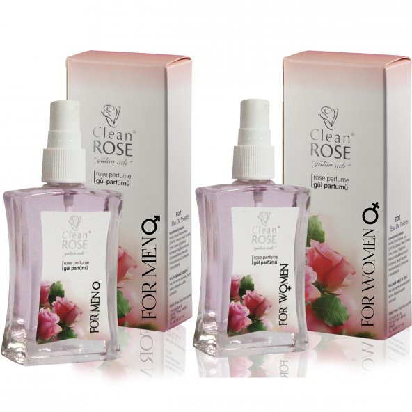 Isparta Gül Parfüm Seti 40 ml+ 40 ml (Kadın ve Erkek) ürün görseli 1