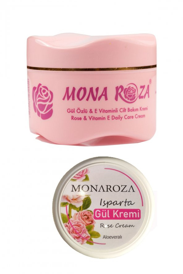 Gül Krem Seti (1 Adet 250 Ml+ 40 Ml Gül Kremi) ürün görseli 1