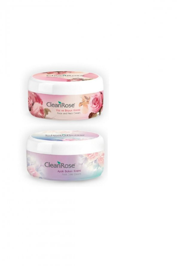 Unisex Gül Özlü Yüz Ve Boyun Kremi 125 ml + Ayak Bakım Kremi 125 ml (Ispartamdan) ürün görseli 1