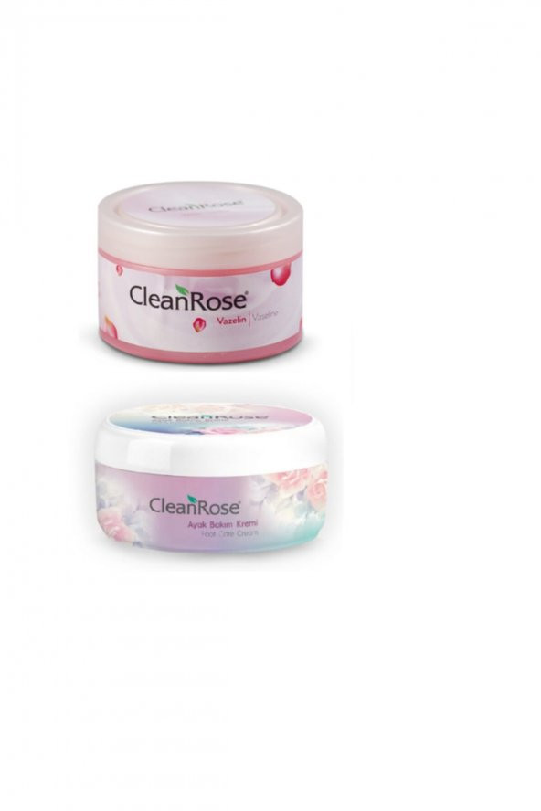 Unisex Gül Özlü Vazelin 90 ml + Ayak Bakım Kremi 125 ml (Ispartamdan) ürün görseli 1