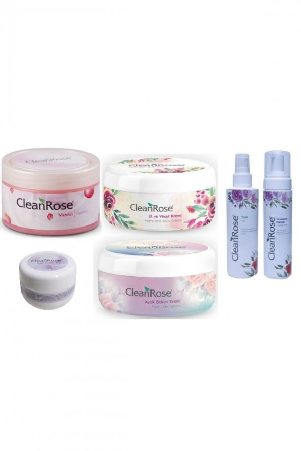 Vazelin 90 Ml+dudak Balm 25 Ml+el Ve Vücut Kremi 125 Ml+ayakkremi 125 Ml+tonik+temizleme Köpüğü ürün görseli 1