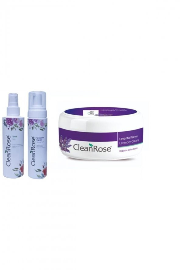 Yüz Temizleme Köpüğü+yüz Temizleme Toniği+lavanta Kremi 125 Ml (Ispartamdan) ürün görseli 1