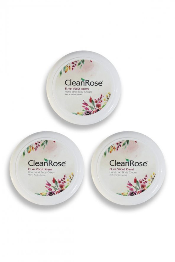Cleanrose El Ve Vücut Kremi 125ml X3 Adet ürün görseli 1