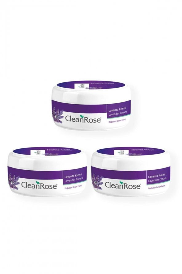Cleanrose El Ve Yüz Için Lavanta Kremi 125 Ml X3 Adet ürün görseli 1