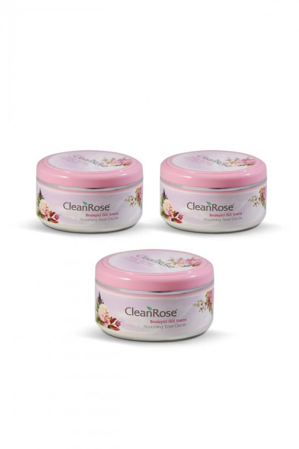 Unisex Besleyici Gül Kremi 90 ml × 3 Lü ürün görseli 1