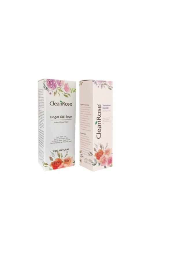 100 Doğal Gül Suyu 250 Ml + Cilt Temizleme Köpüğü 200 Ml ürün görseli 1