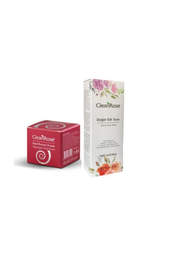 100 Doğal Gül Suyu 250 Ml + Salyangoz Özlü Krem 45 Ml ürün görseli 1