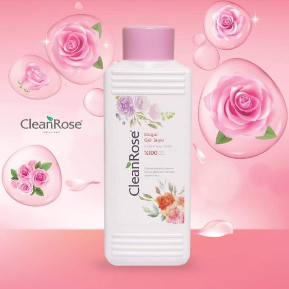 Cleanrose 100 Doğal Gül Suyu 235 ml ürün görseli 1