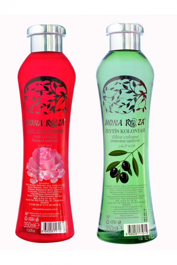 Efsane Kolonyalar Seti 2lü Set 4 (350 Ml -2 Adet) ürün görseli 1