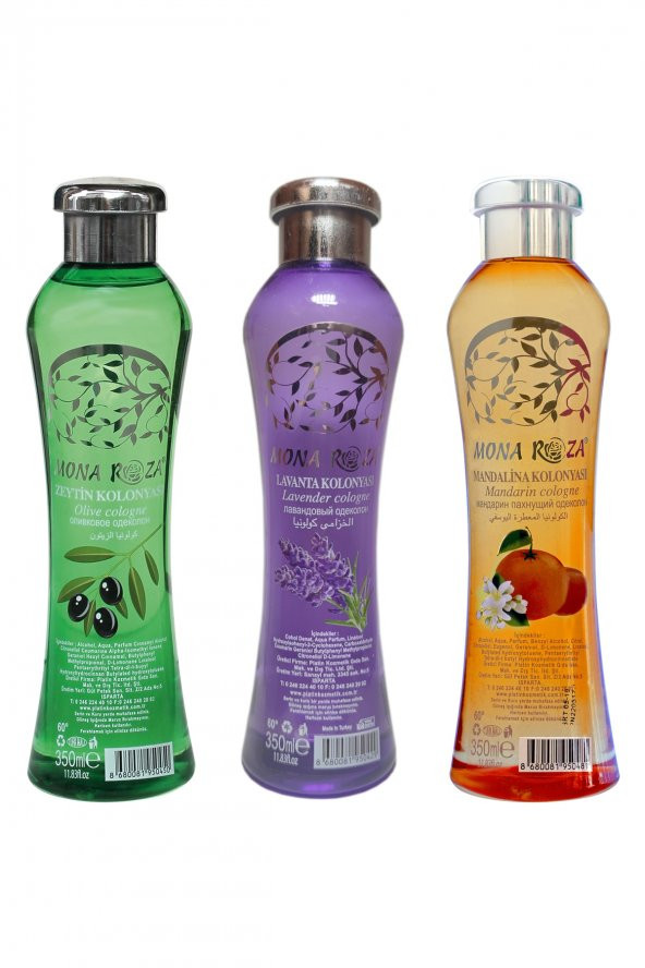 Efsane Kolonyalar Seti 3lü Set 12 (350 Ml -3 Adet) ürün görseli 1