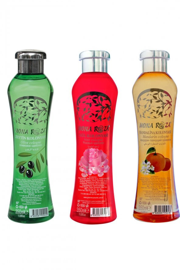 Efsane Kolonyalar Seti 3lü Set 21 (350 Ml -3 Adet) ürün görseli 1