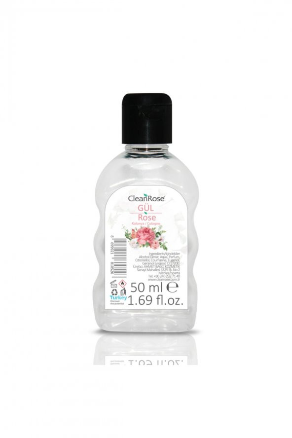 Gül Kokulu Cep Kolonyası 50ml ürün görseli 1