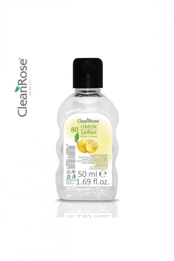 Cleanrose Limon Kolonyası 50 Ml ürün görseli 1