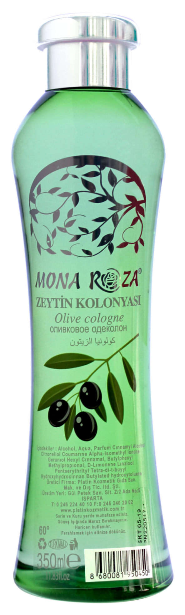 MonaRoza Efsane Zeytin Kolonya 350 ml ürün görseli 1