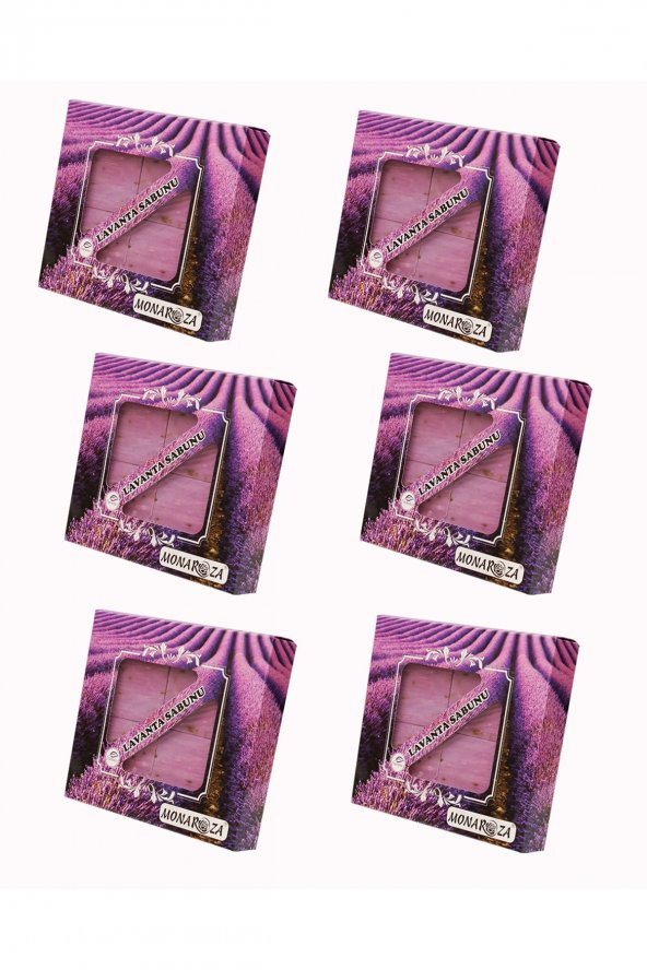 4lü Lavanta Sabunu Seti 6lı ( 6 Kutu X 4x75 Gr) ürün görseli 1