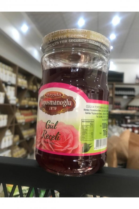 Isparta Gül Reçeli 700gr ürün görseli 1