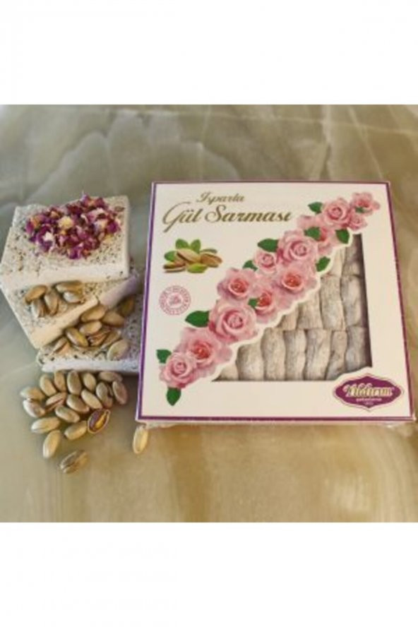 Lokum Antep Fıstıklı Sarma 400gr (100 Şeker) ürün görseli 1