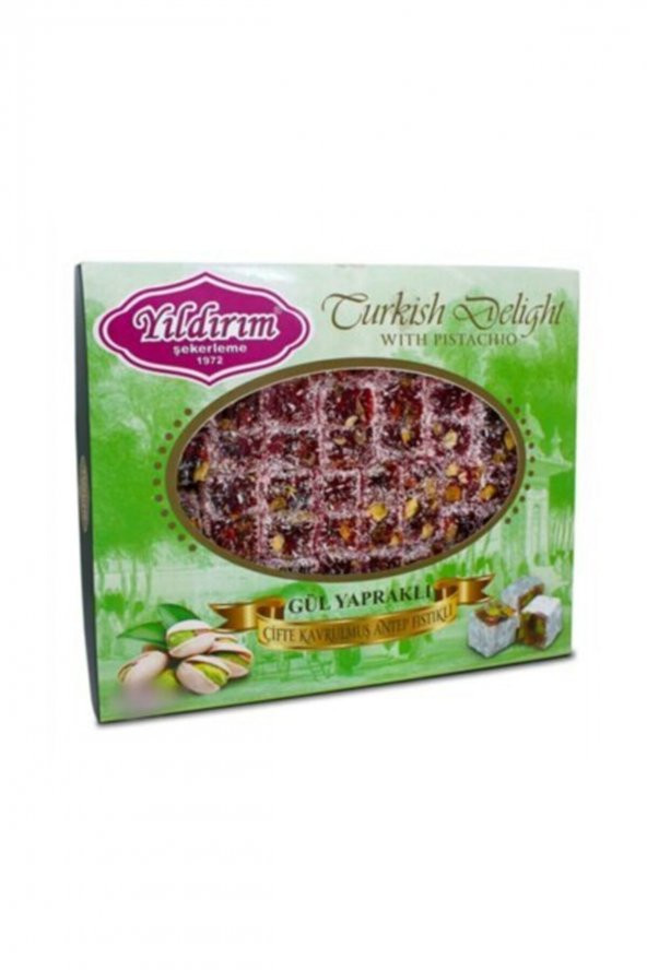 Lokum Double Antep Fıstıklı 300gr (100 Şeker) ürün görseli 1