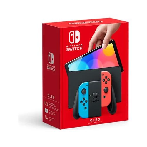 Nintendo Switch Oled Oyun Konsolu Kırmızı-Mavi - G ürün görseli 1