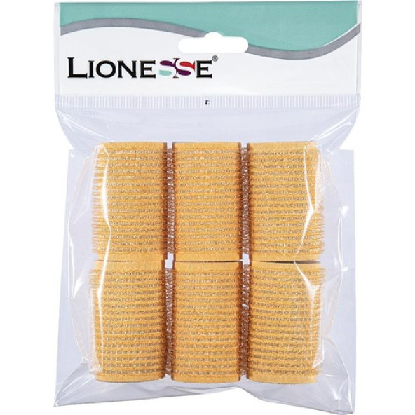 Lionesse Bigudi 1112 Süngerli Turuncu 6Lı Paket 2 Adet ürün görseli 1