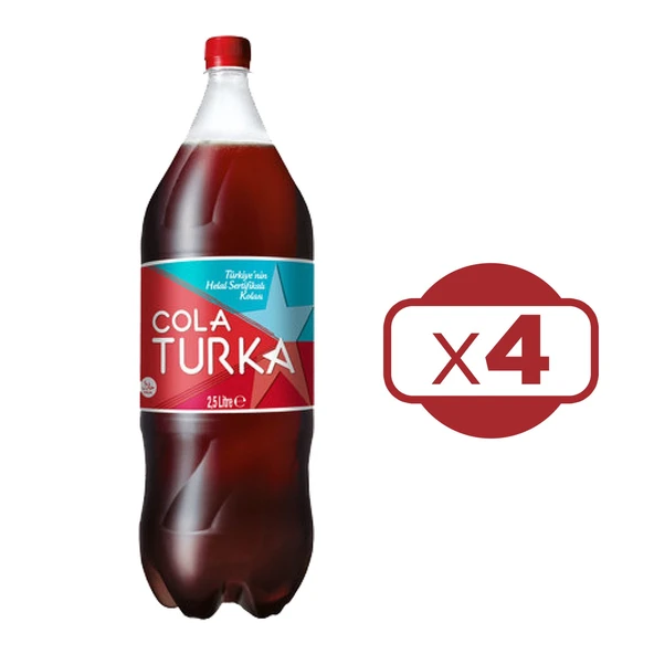Ülker Cola Turka 2,5 lt x 4 Adet ürün görseli 1