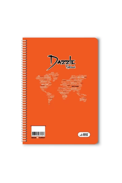 A4 Pp Kapak Spralli Defter 40 Yaprak  Kareli (1 Adet) ürün görseli 1