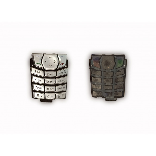 Nokia 6610 Tuş Takımı Gri Renk Nokia 6610 Uyumlu Plastik Tuş Takımı ürün görseli 1